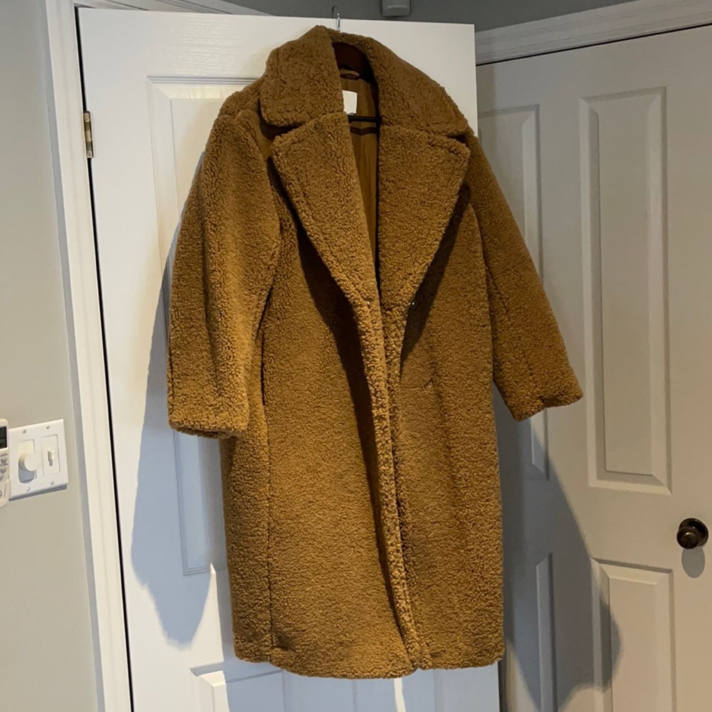 H&M teddy coat